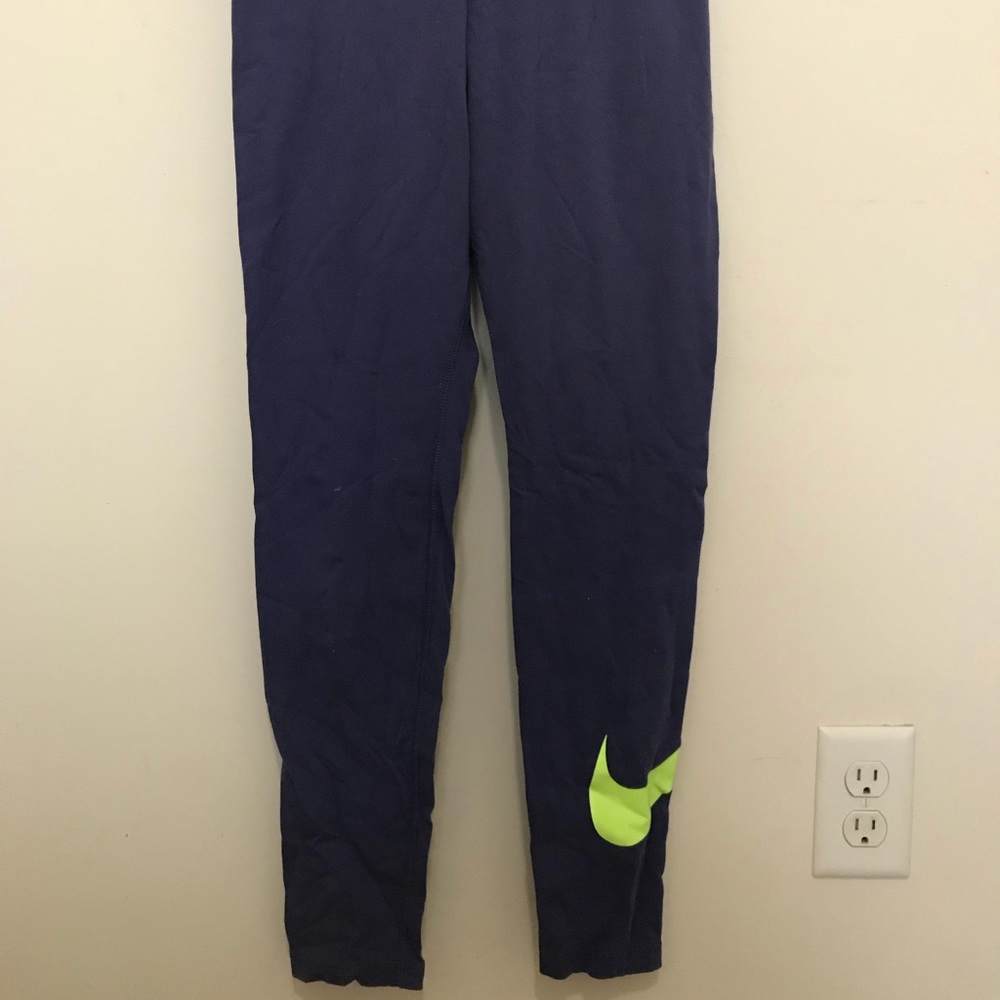 Purple Nike workout pants